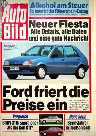 Deckblatt Auto Bild (06/1989)